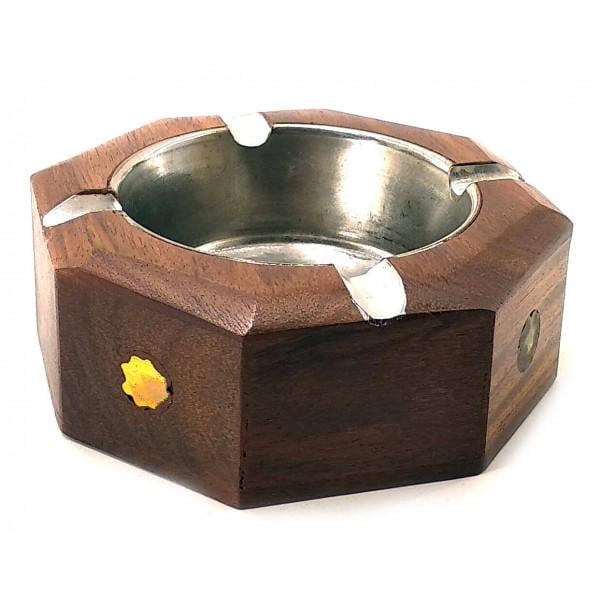 Попільничка Square Рожеве дерево настільна 10х10х4 см