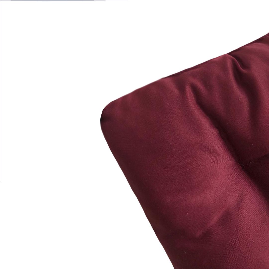 Подушка для стула/кресла/табурета 55х55х8 см Бордовый (2238235451) - фото 3