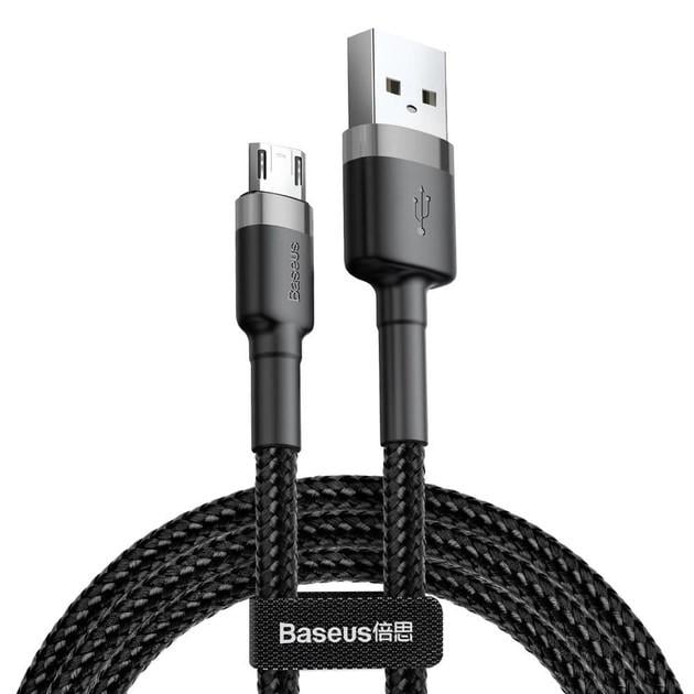 Кабель BASEUS Cafule Cable USB For Micro 1 м Red/Black (CAMKLF-B91)