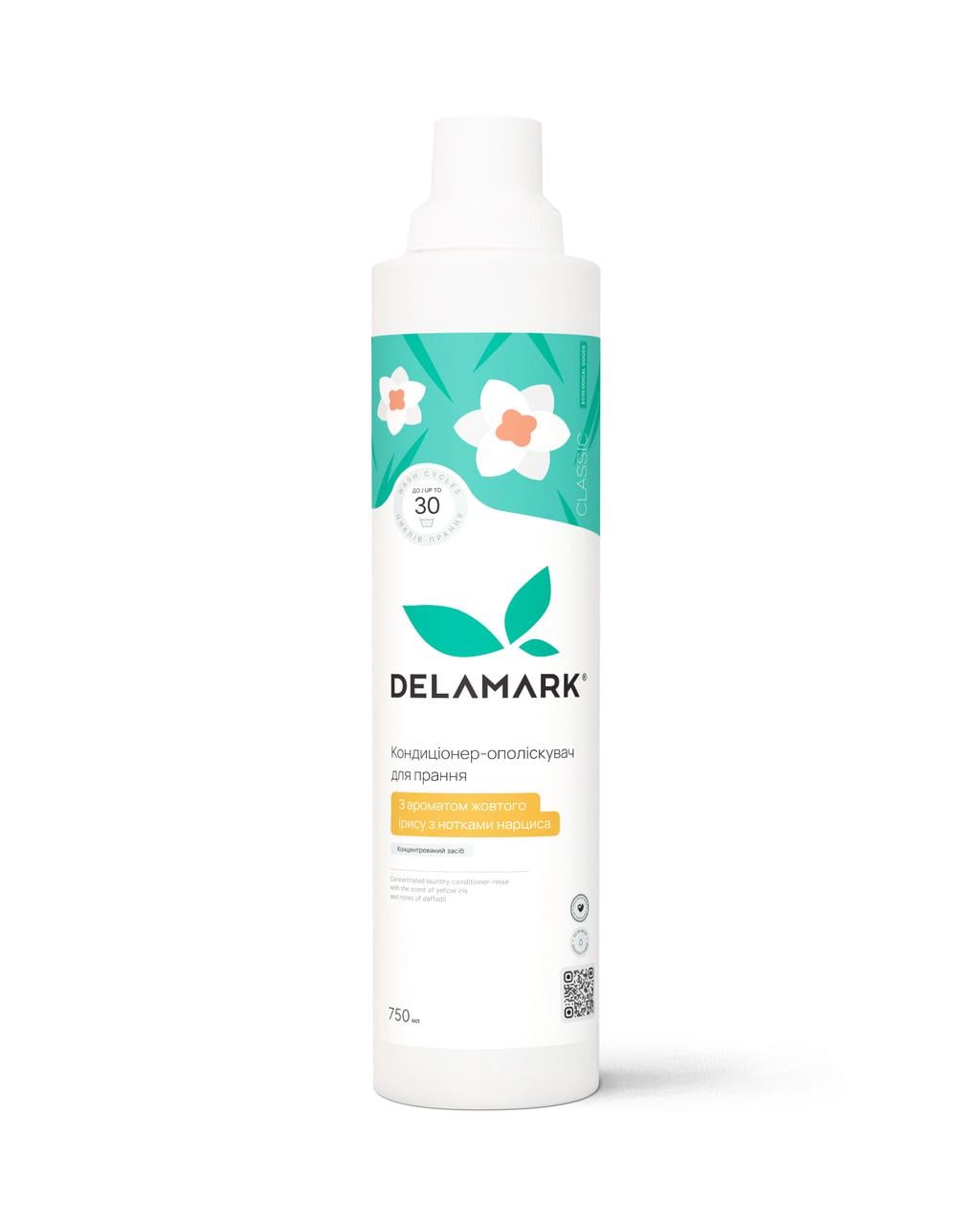 Кондиционер Delamark с ароматом желтого ириса и нотками Нарцисса 750 г (4820152330581)