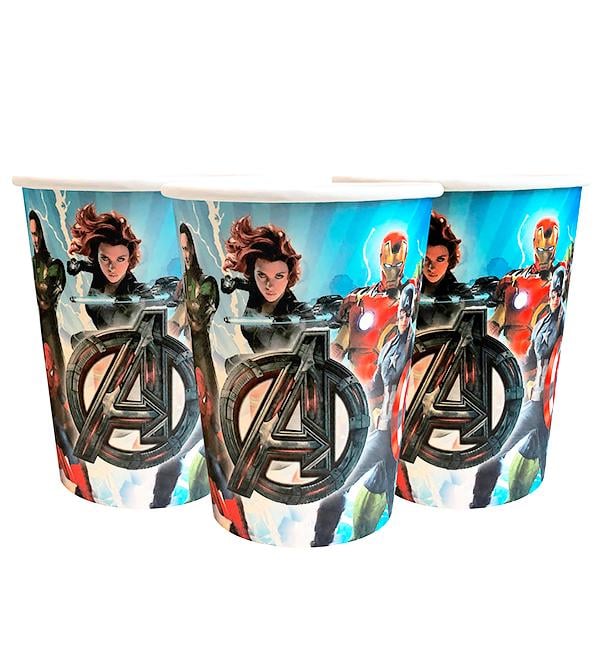 Паперові склянки Месники 10 шт. 250 мл