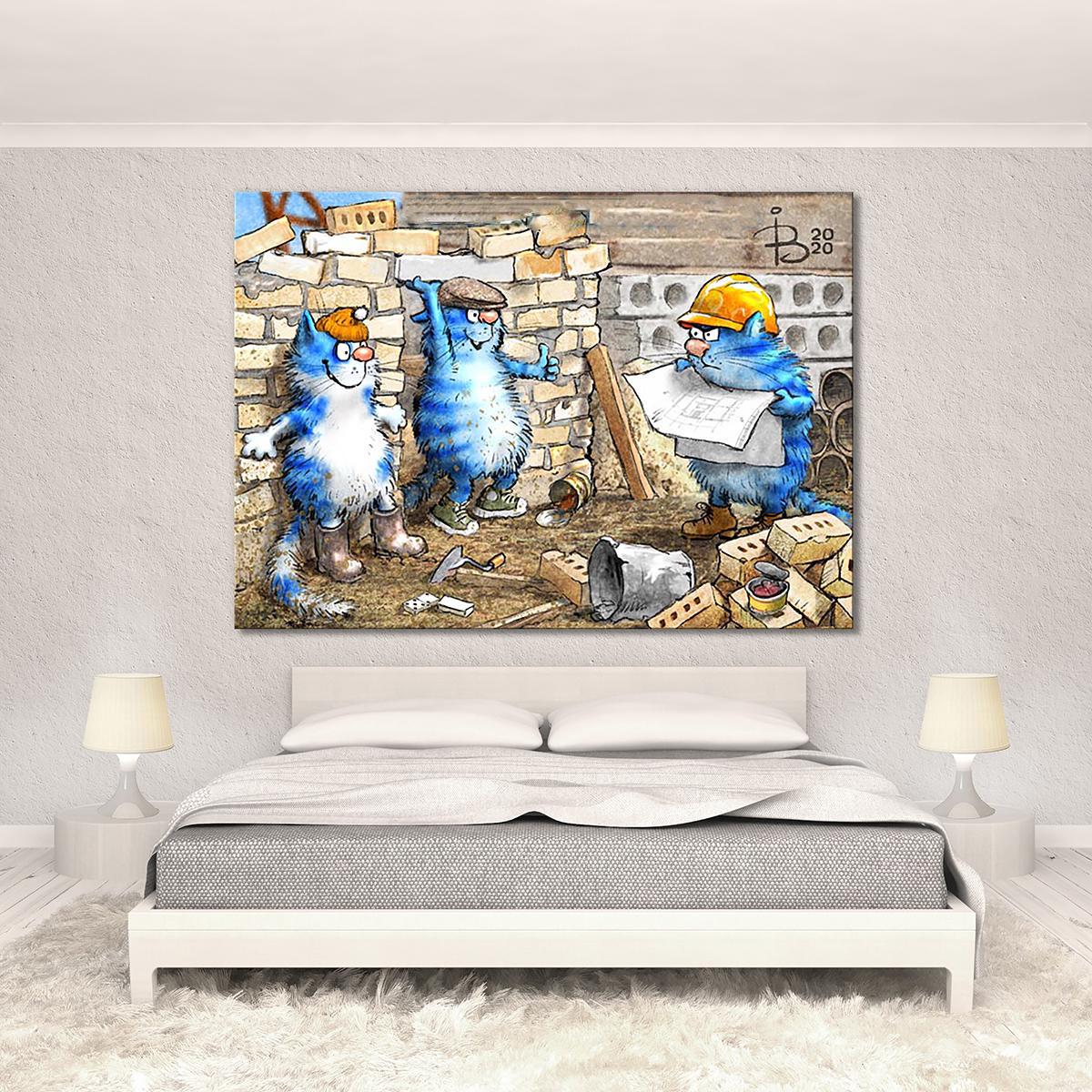 Картина Прораб 1 модуль 50x75 см