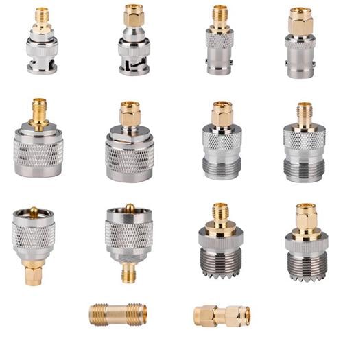 Набір перехідників для антени SMA на SMA BNC N PL259 SO239 14 шт. (677052) Набір перехідників для антени SMA на SMA BNC N PL259 SO239 14 шт. (677052)