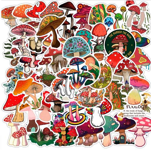 Набор наклеек Mushrooms 50 шт. (3171)
