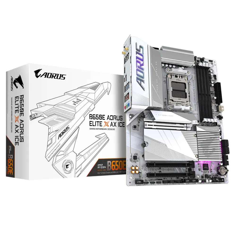 Материнская плата Gigabyte B650E AORUS ELITE X AX ICE - фото 6