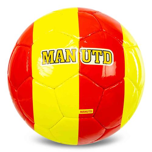 Мяч футбольный Ballonstar MANCHESTER UNITED CRYSTAL FB-7958 №5 ламинированный сшитый вручную Желто-красный (31773477) Мяч футбольный Ballonstar MANCHESTER UNITED CRYSTAL FB-7958 №5 ламинированный сшитый вручную Желто-красный (31773477)