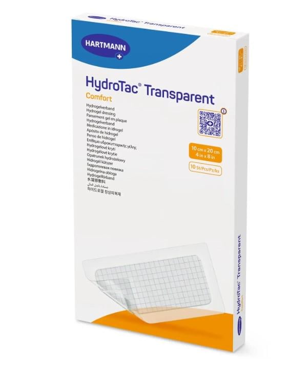 Повязка гидрогелиевая HydroTac transparent Comfort 10x20 см 1 шт.