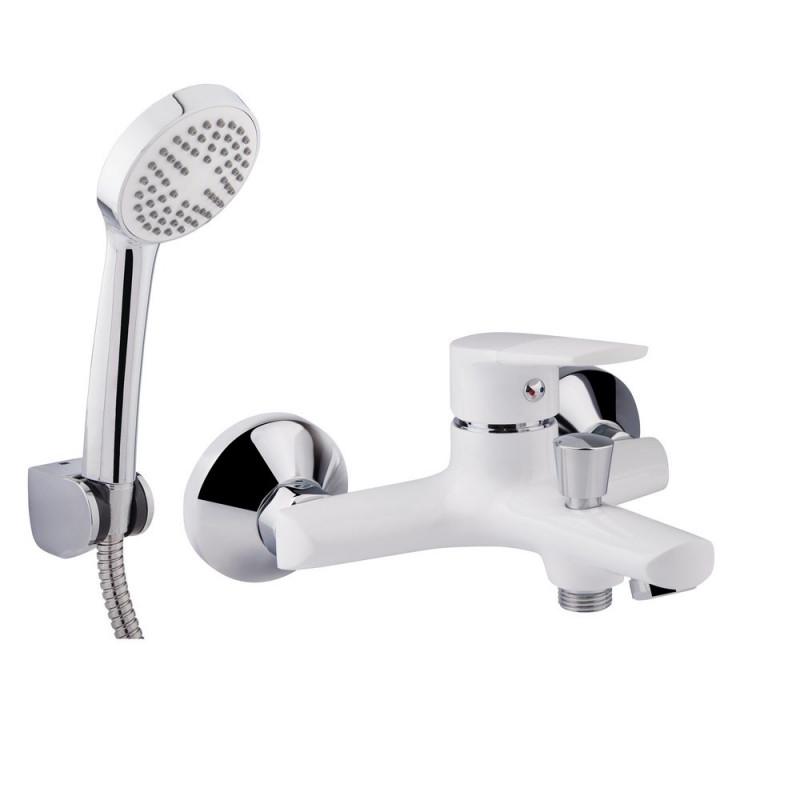 Смеситель для ванны Q-Tap Polaris Белый/Хром (SD00030350)