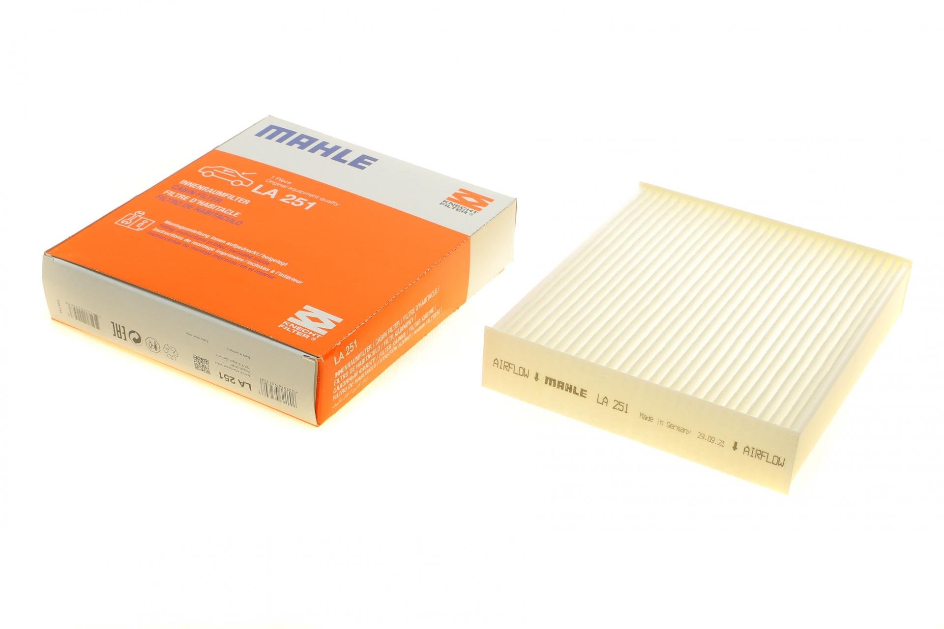 Фильтр салона KNECHT для Smart ForFour/Mitsubishi Colt 1,1-1,5 04-12 (LA 251)