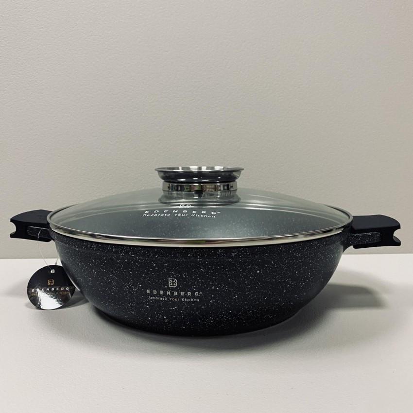 Кастрюля Edenberg EB-8134 алюминиевая с мраморным антипригарным покрытием 4,1 л (2280459395) - фото 8 Кастрюля Edenberg EB-8134 алюминиевая с мраморным антипригарным покрытием 4,1 л (2280459395) - фото 8