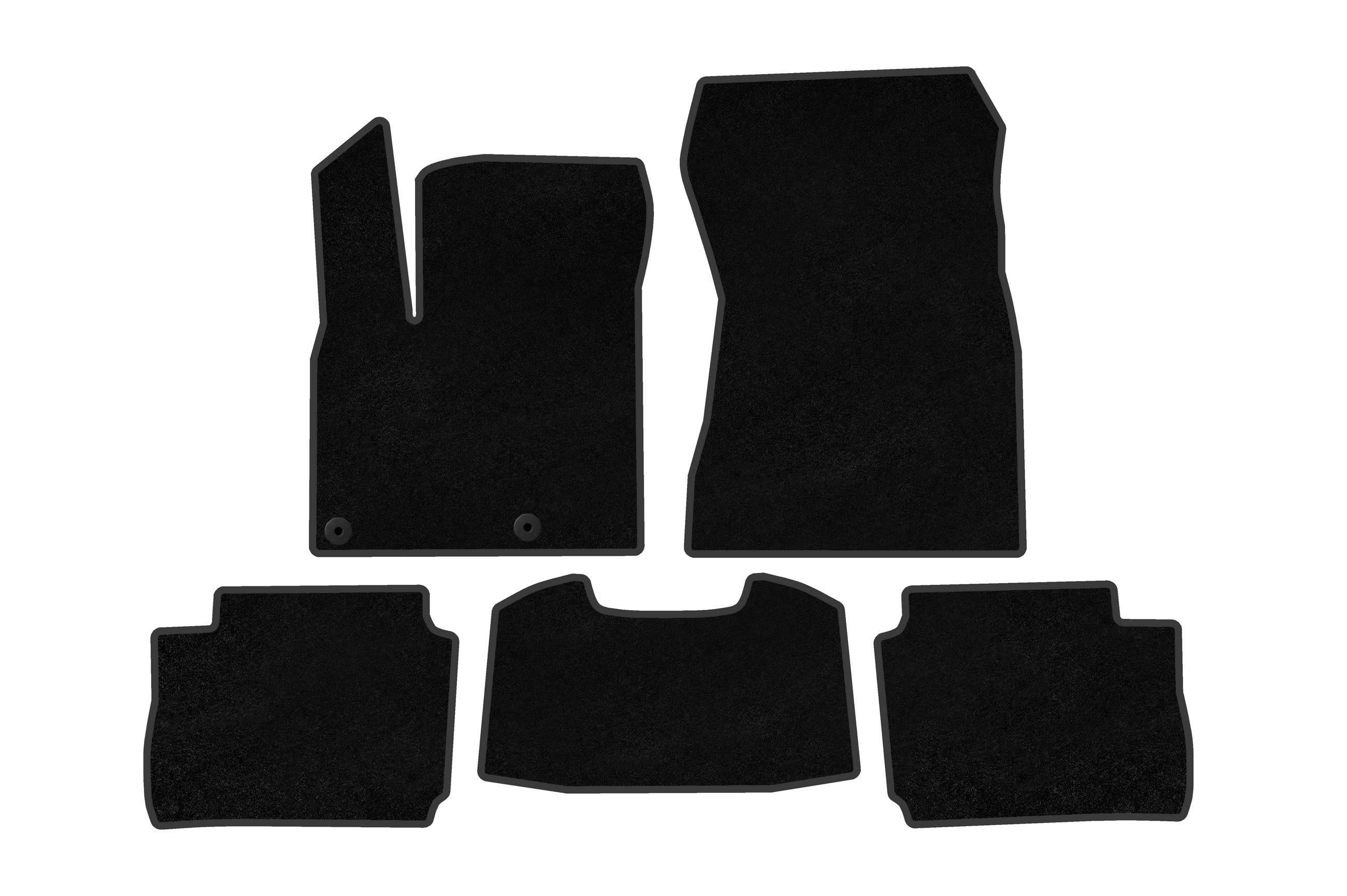 Коврики автомобильные текстильные Digital Designs Classic электро для Nissan Qashqai 2021- рр. Черный (184826)