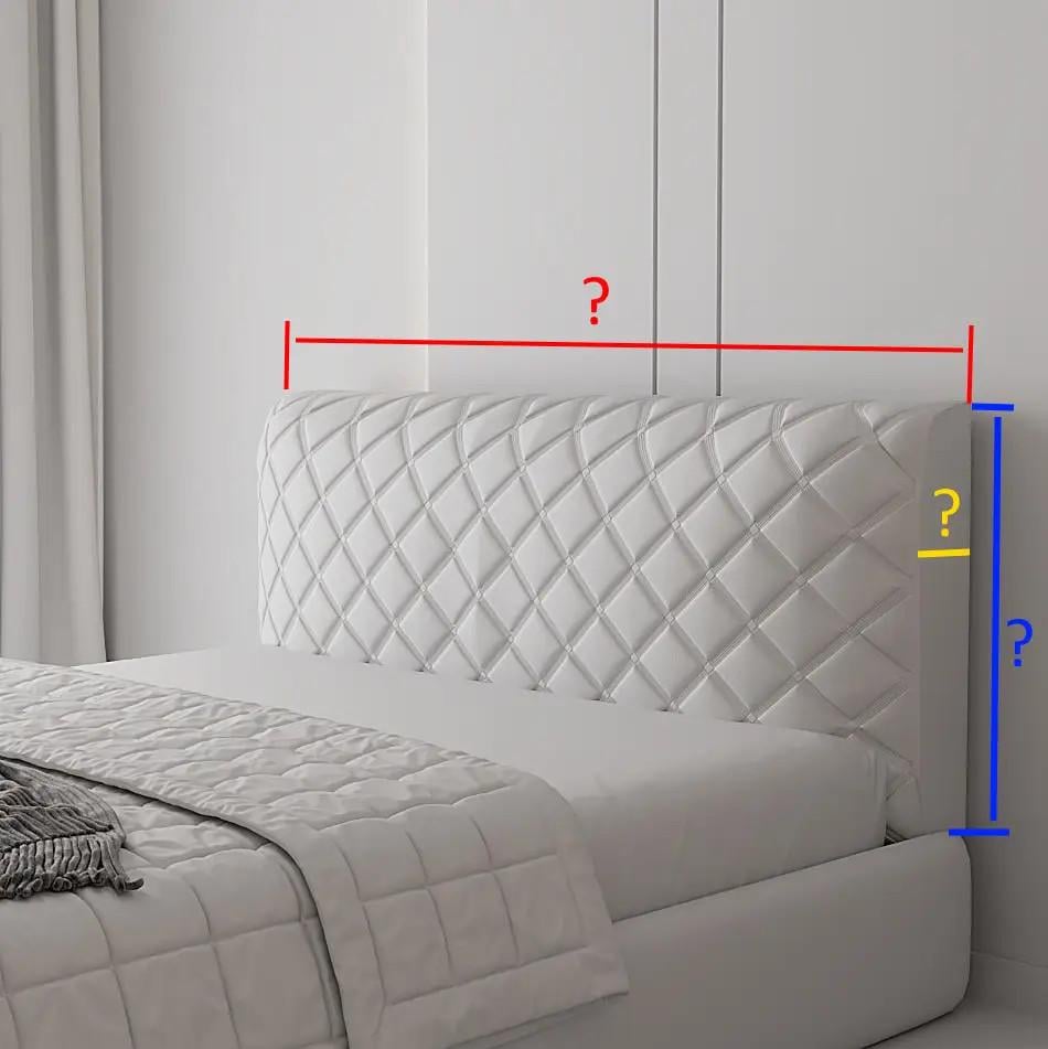 Чохол на узголів'є ліжка 210 см Світло-бежевий - фото 3 Чохол на узголів'є ліжка 210 см Світло-бежевий - фото 3