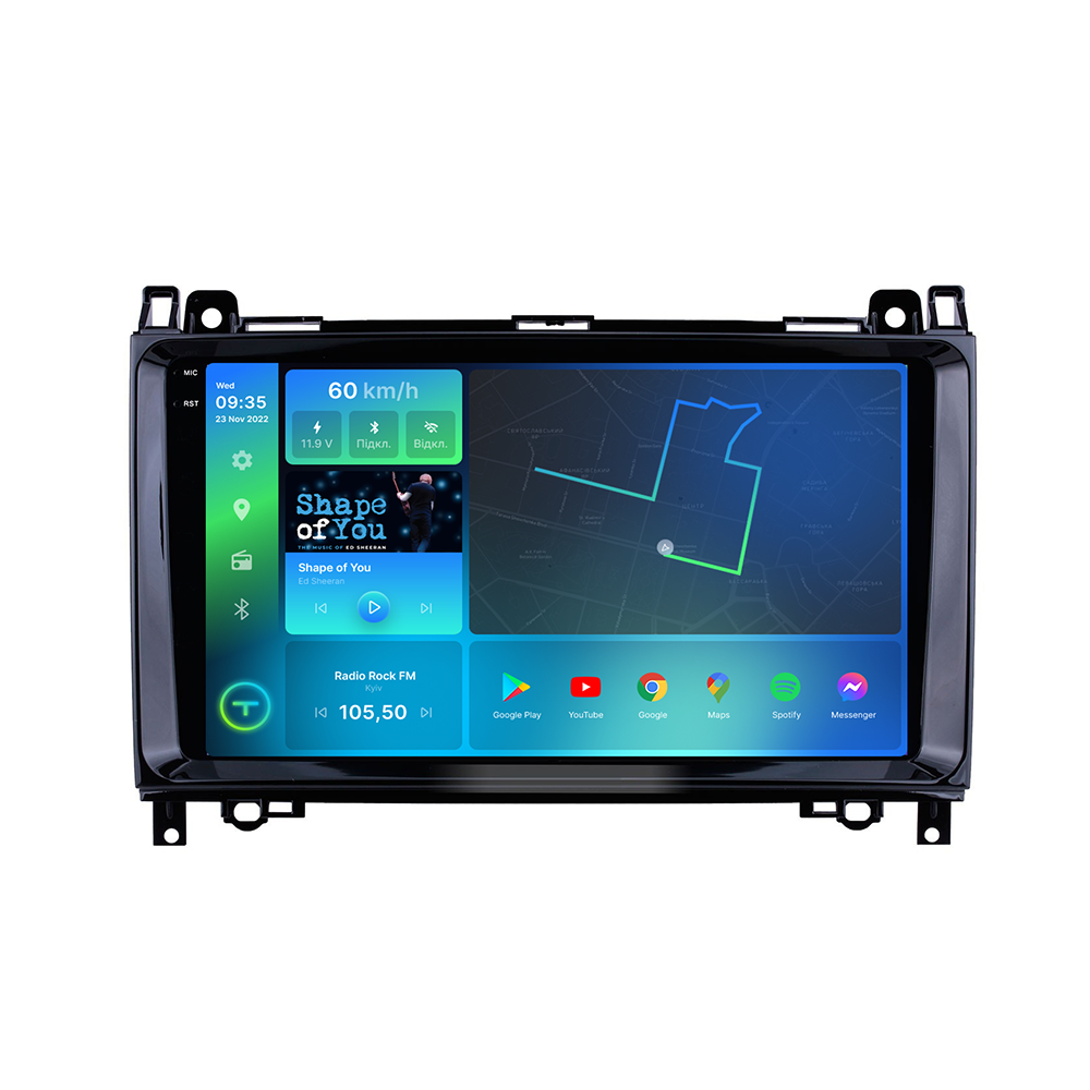 Магнитола штатная Torssen 2K DTS Mercedes Vito/Viano/Sprinter/Crafter F9432 4G Carplay DSP (202308375)