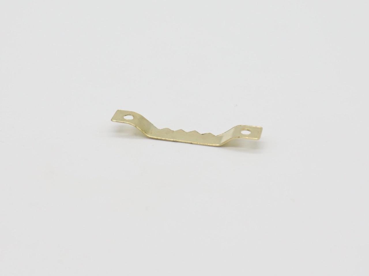 Крокодил для рамок металевий 42х7 мм Золотий (17902588) - фото 2