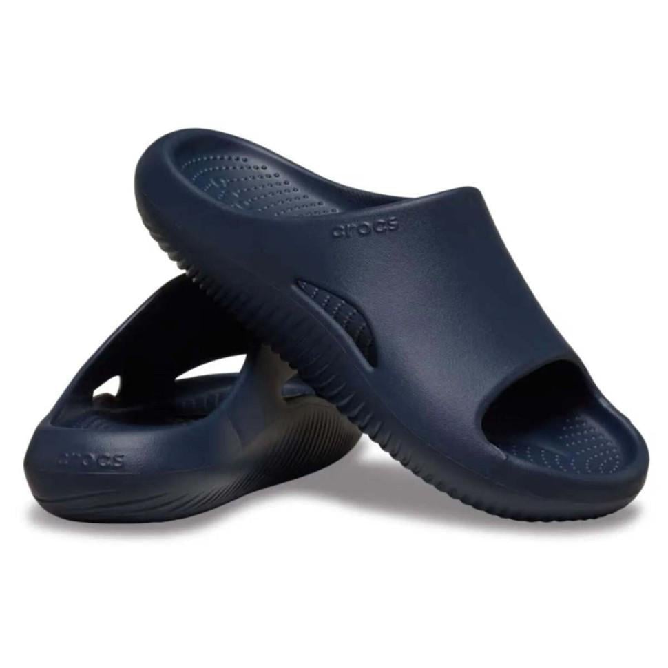 Шльопанці чоловічі Crocs Mellow Slide Navy р. 46-47 Світло-синій (22582) Шльопанці чоловічі Crocs Mellow Slide Navy р. 46-47 Світло-синій (22582)