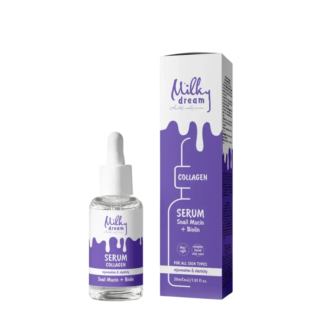 Сироватка для обличчя Milky Dream Омолодження та еластичність з колагеном 30 мл