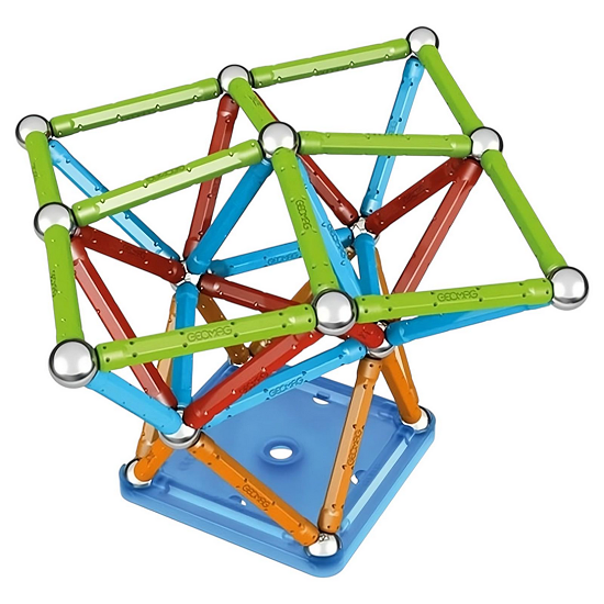 Детский конструктор AQ 2206 электронный/магнитный 3 типа элементов 120 деталей