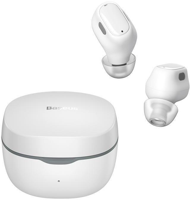Наушники беспроводные BASEUS WM01 Bluetooth гарнитура White (25581)