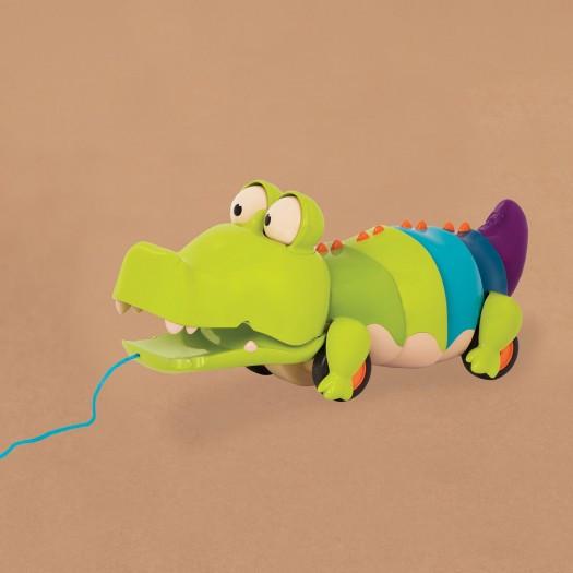 Игрушка-каталка Крокодил Клац-Клаус на веревочке (BX1674Z-ks) - фото 2