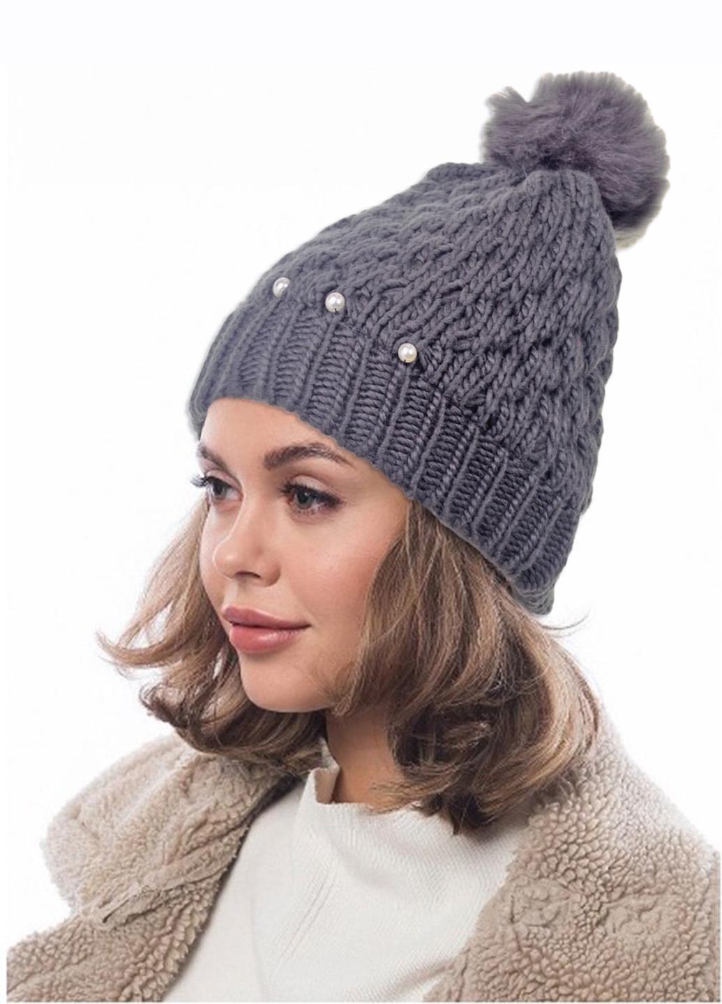 Шапка C&A One size Темно-Сірий (5003666)