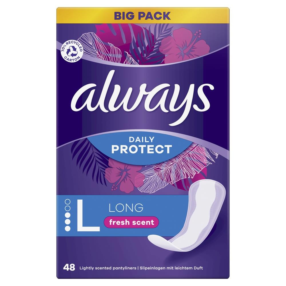 Прокладки гигиенические ежедневные Always Daily Protect Long Trio 48 шт. (30849325)