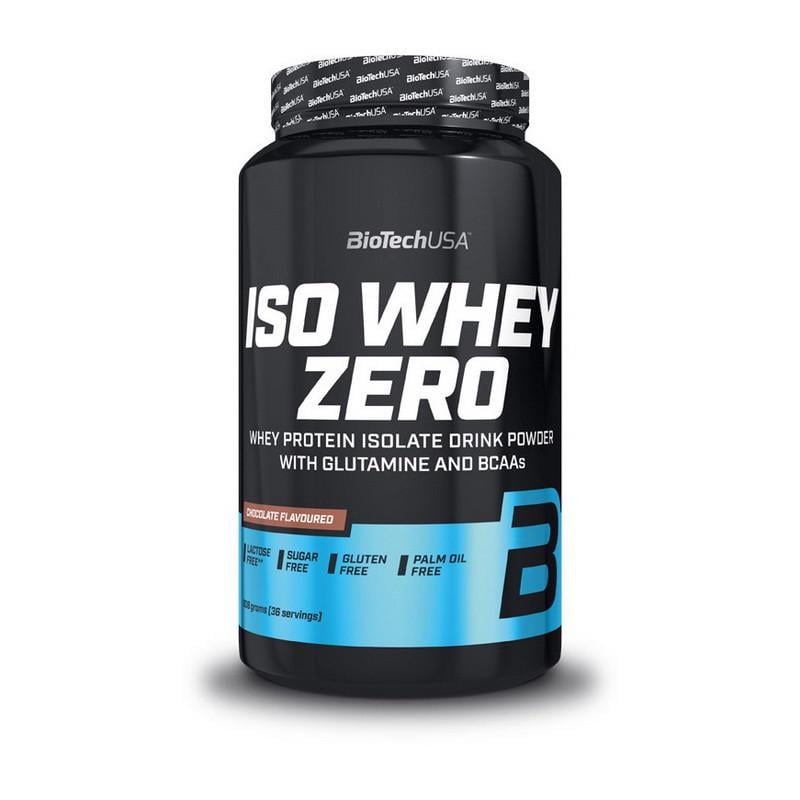 Сывороточный изолят BioTech USA Iso Whey Zero 908 г Шоколад (00629-01) - фото 1