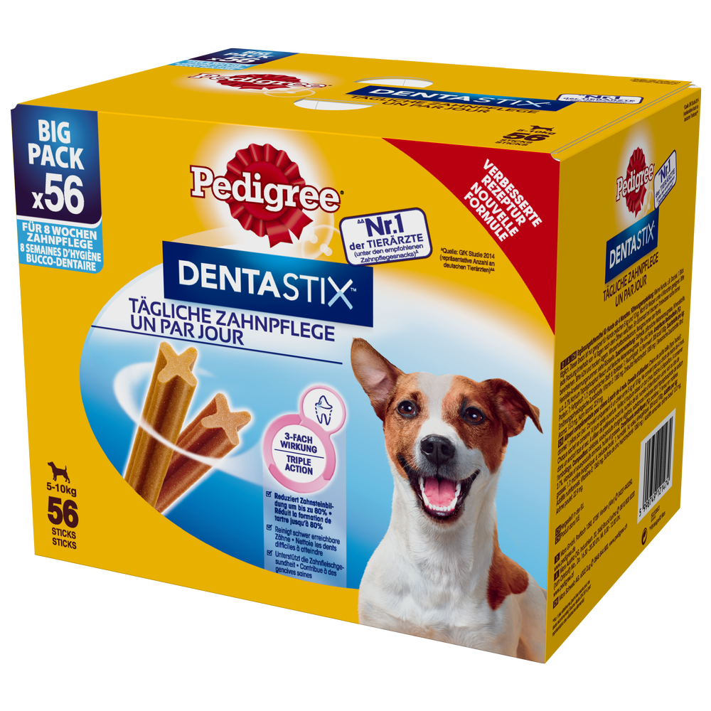 Ласощі для собак 5-10 кг Pedigree Dentastix 8x110 г 56 шт.