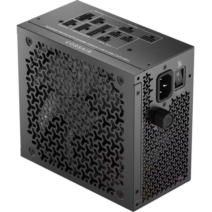 Блок живлення Corsair RM750x Shift ATX 3.1 750W 80 Plus Gold з вентилятором 140 мм Black (CP-9020298-EU)