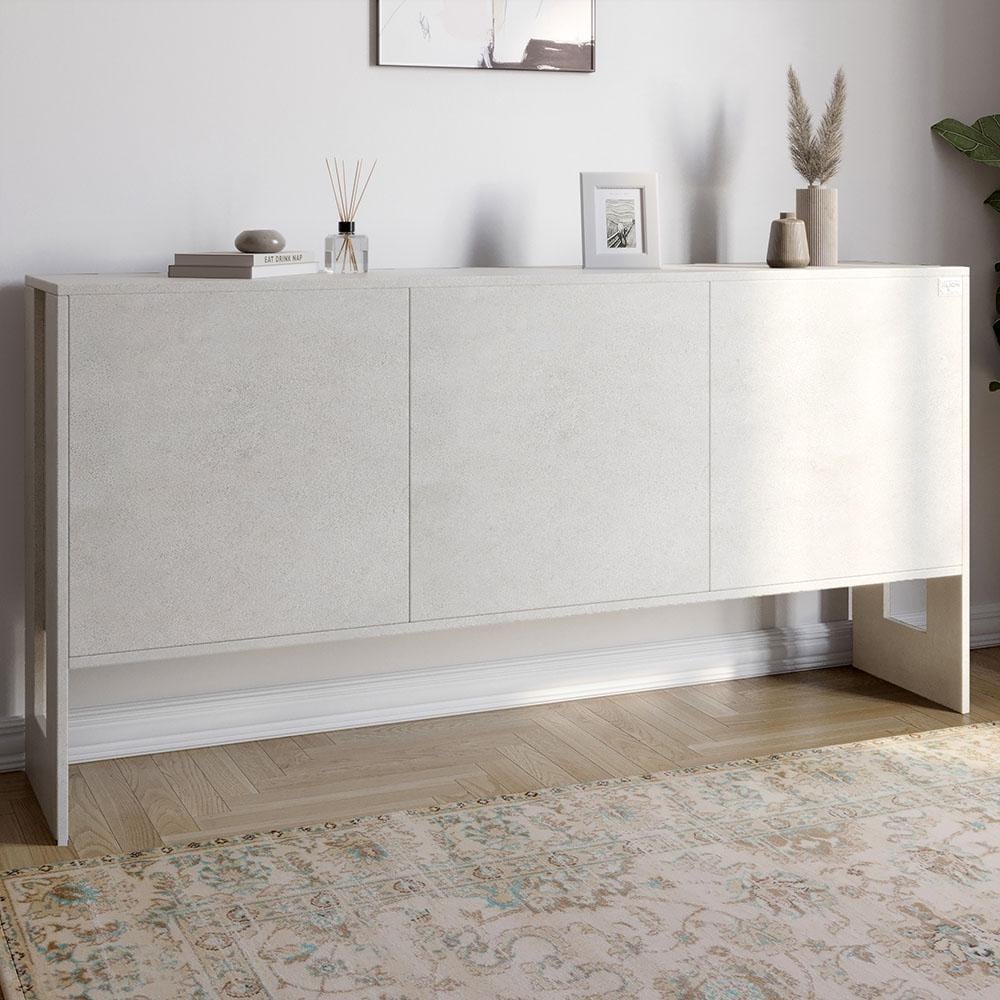 Комод Lion Нобу 2 с 3 дверями 160х34х80 см Бетон Style (000-000-1965) - фото 1 Комод Lion Нобу 2 с 3 дверями 160х34х80 см Бетон Style (000-000-1965) - фото 1