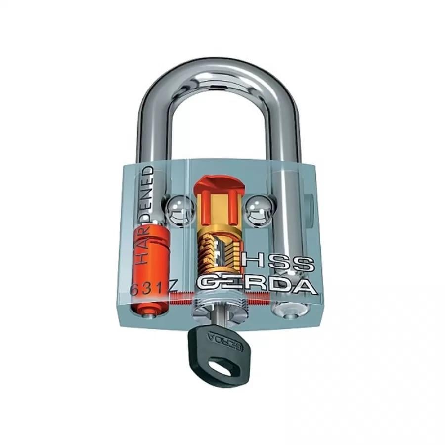 Замок навесной Gerda HSS 632Z с защитой 115х66 мм (HSS-632Z) - фото 2