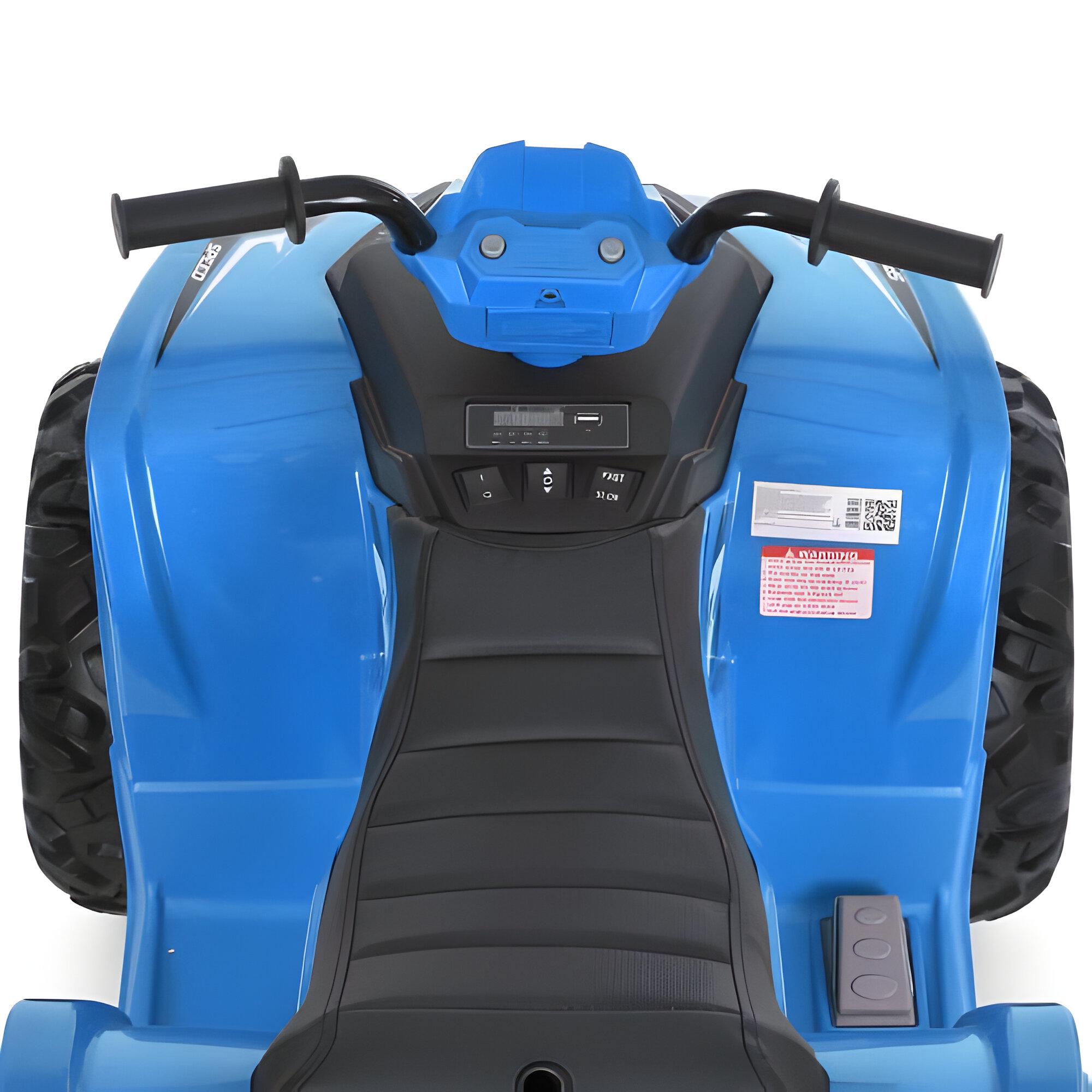 Квадроцикл Bambi M 6060EL-4 35W/USB/Bluetooth Синій (27761330) - фото 4 Квадроцикл Bambi M 6060EL-4 35W/USB/Bluetooth Синій (27761330) - фото 4