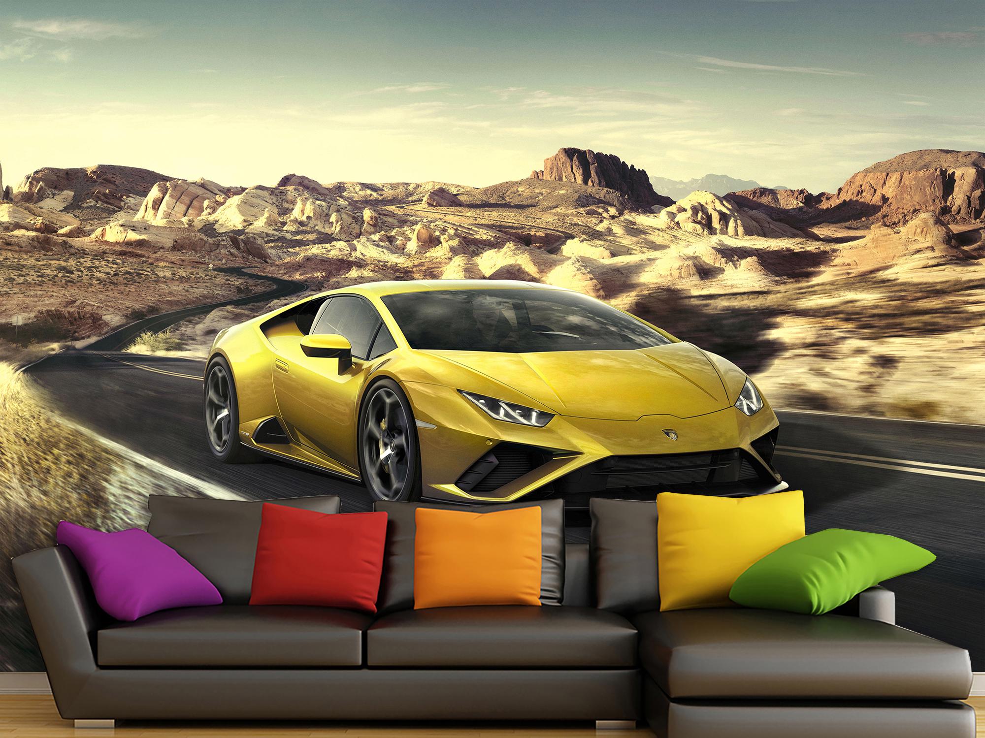 Фотообои флизелиновые 3D Lamborghini 120х180 см (S5CAR-017/2)