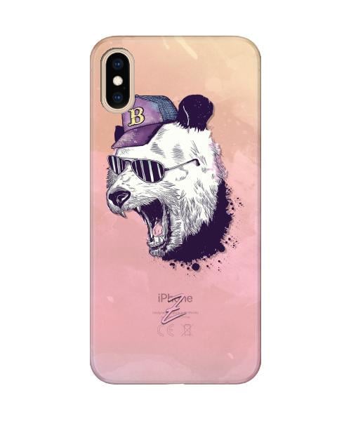 Силіконовий чохол Zorrov для Apple iPhone XS - Panda Black (11170040086051977)