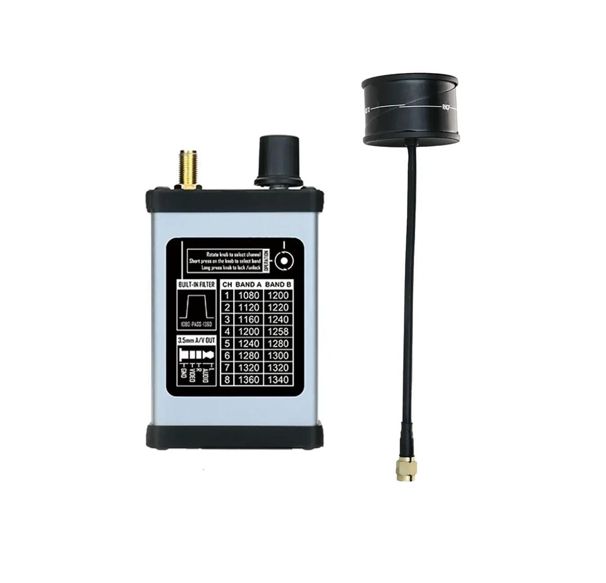 Видеоприемник VRX 1,2-1,3G 16CH RUSHFPV 1G3 и антенна встроенный passband фильтр для FPV дронов (00-00026159)