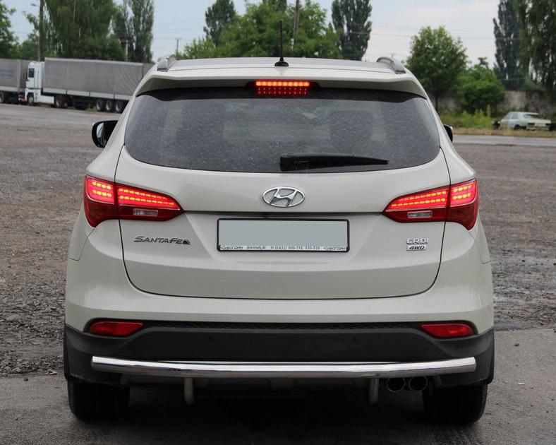 Задняя дуга AK002 CAN для Hyundai Santa Fe 3 2012-2018 гг. нержавеющая сталь Хром