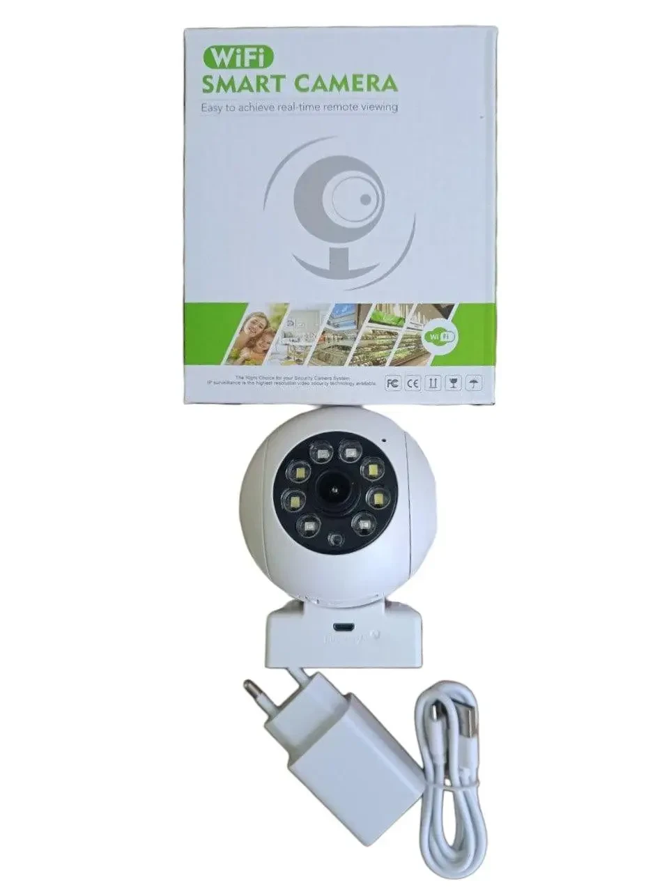Камера видеонаблюдения беспроводная поворотная WiFi 06205 ICAM365 1080P (10440)