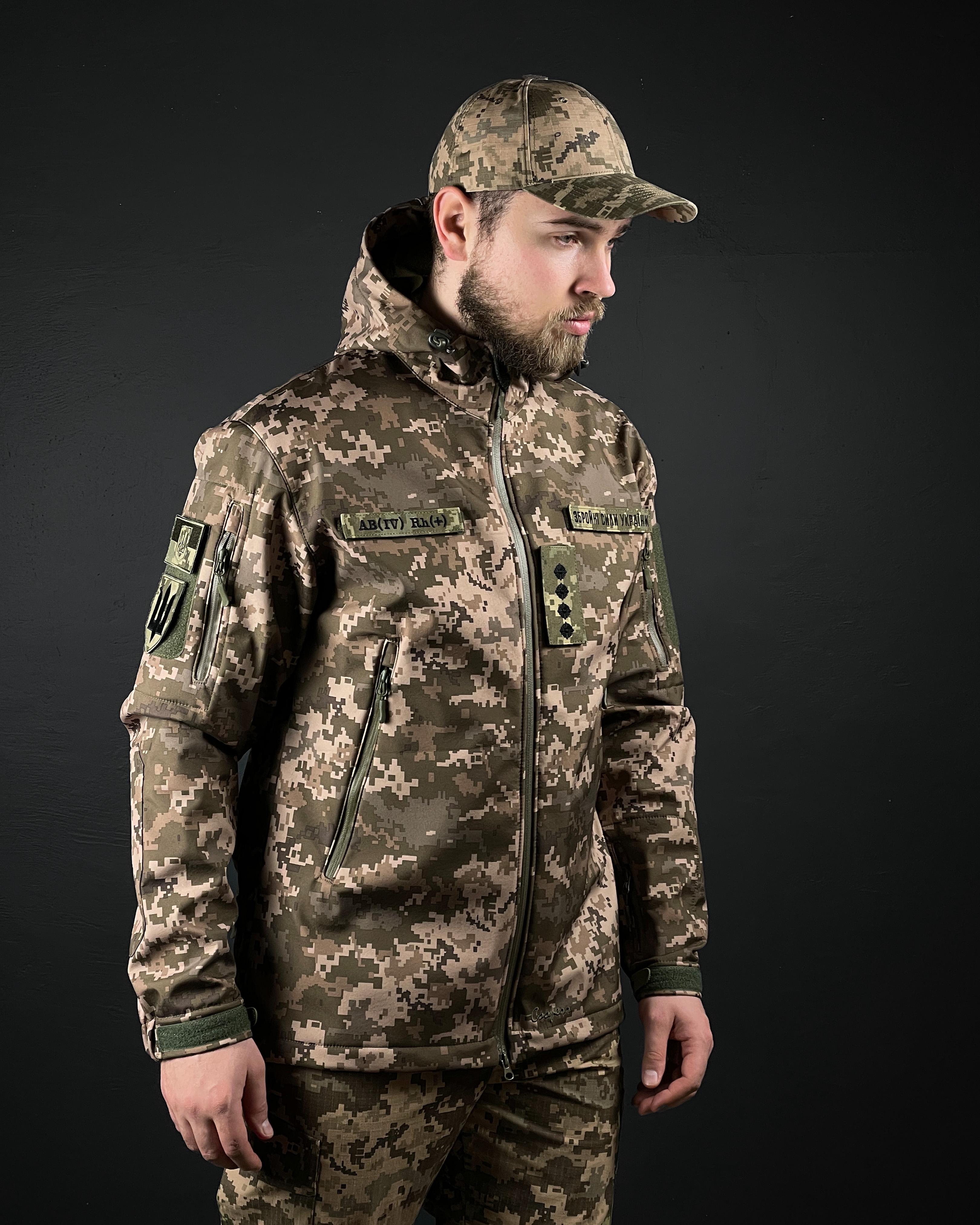 Куртка военная COOPERR Soft Shell II M Пиксель (KUR-1.4.M) - фото 2