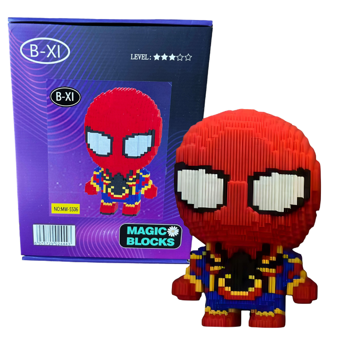 Конструктор 3д Magic Blocks marvel Людина павук брикс (10357) - фото 2 Конструктор 3д Magic Blocks marvel Людина павук брикс (10357) - фото 2