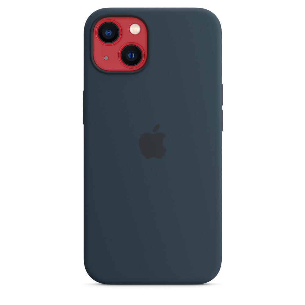 Силіконовий чохол-накладка Apple Silicone Case for iPhone 13, Abyss Blue (HC)(A) - фото 4