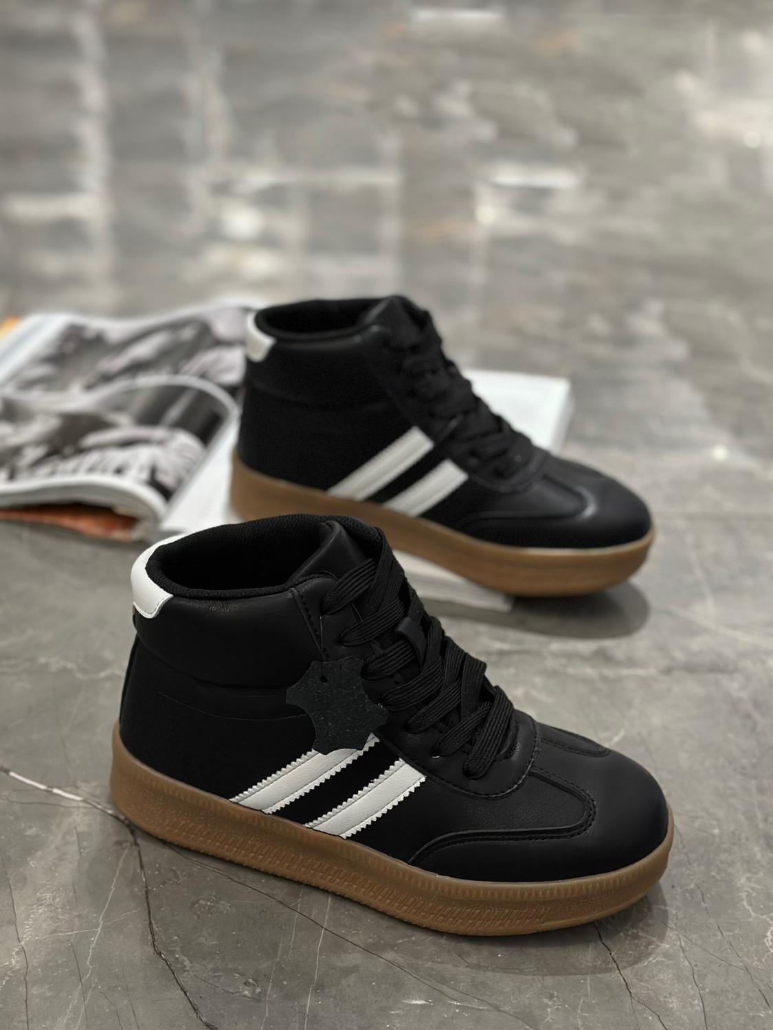 Кросівки шкіряні Stilli SDN20-3 р. 39 Чорно-бежевий - фото 2