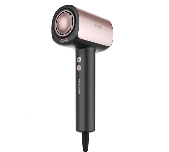 Фен Cecotec DryGlam Nano Plasma 3 швидкості та 4 температурні режими Black (A01_EU01_100150) Фен Cecotec DryGlam Nano Plasma 3 швидкості та 4 температурні режими Black (A01_EU01_100150)