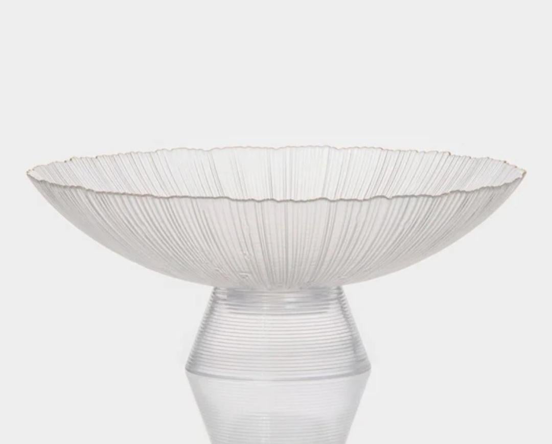 Фруктівниця YIWU HP-19-46 скляна 32 см Напівпрозора (HP-19-46) - фото 1 Фруктівниця YIWU HP-19-46 скляна 32 см Напівпрозора (HP-19-46) - фото 1