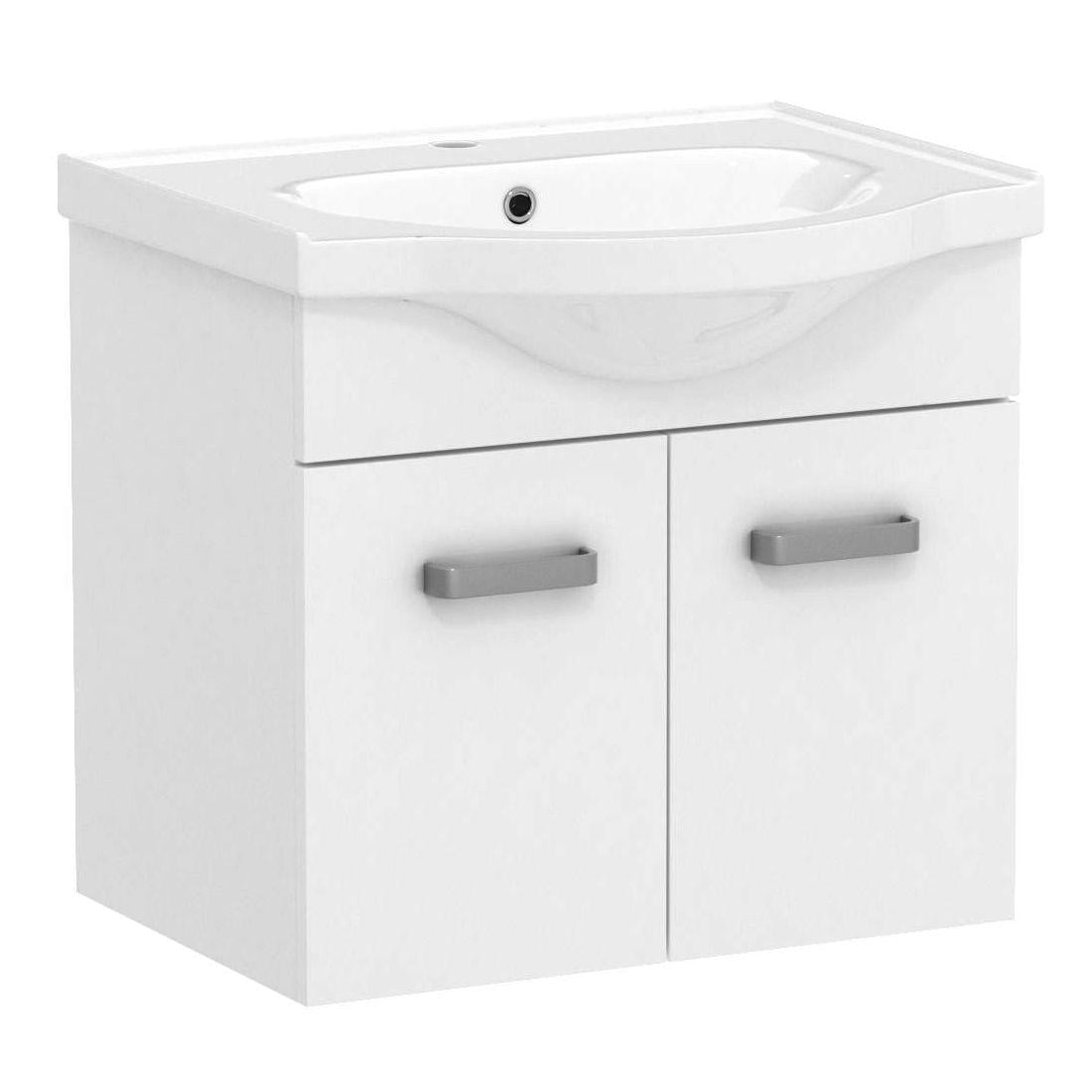 Тумба с умывальником подвесная RJ BUTTERFLY RJ74550 51x52x32,5 см Белый (116071)