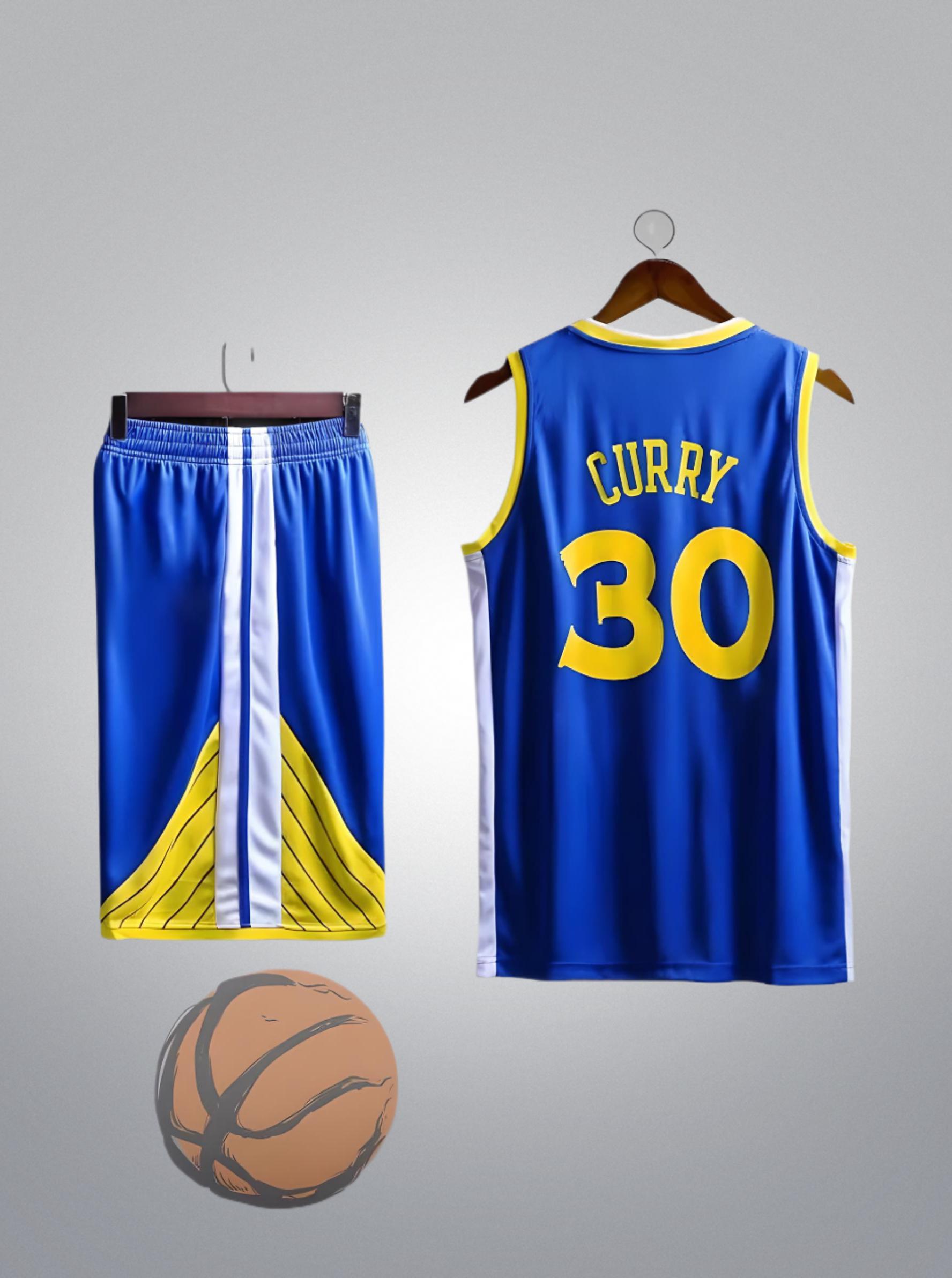 Форма баскетбольна дитяча Lion GOLDEN STATE WARRIORS CURRY 30 L на 10-12 років 140-148 см Синій (CO-2269-L) Форма баскетбольна дитяча Lion GOLDEN STATE WARRIORS CURRY 30 L на 10-12 років 140-148 см Синій (CO-2269-L)