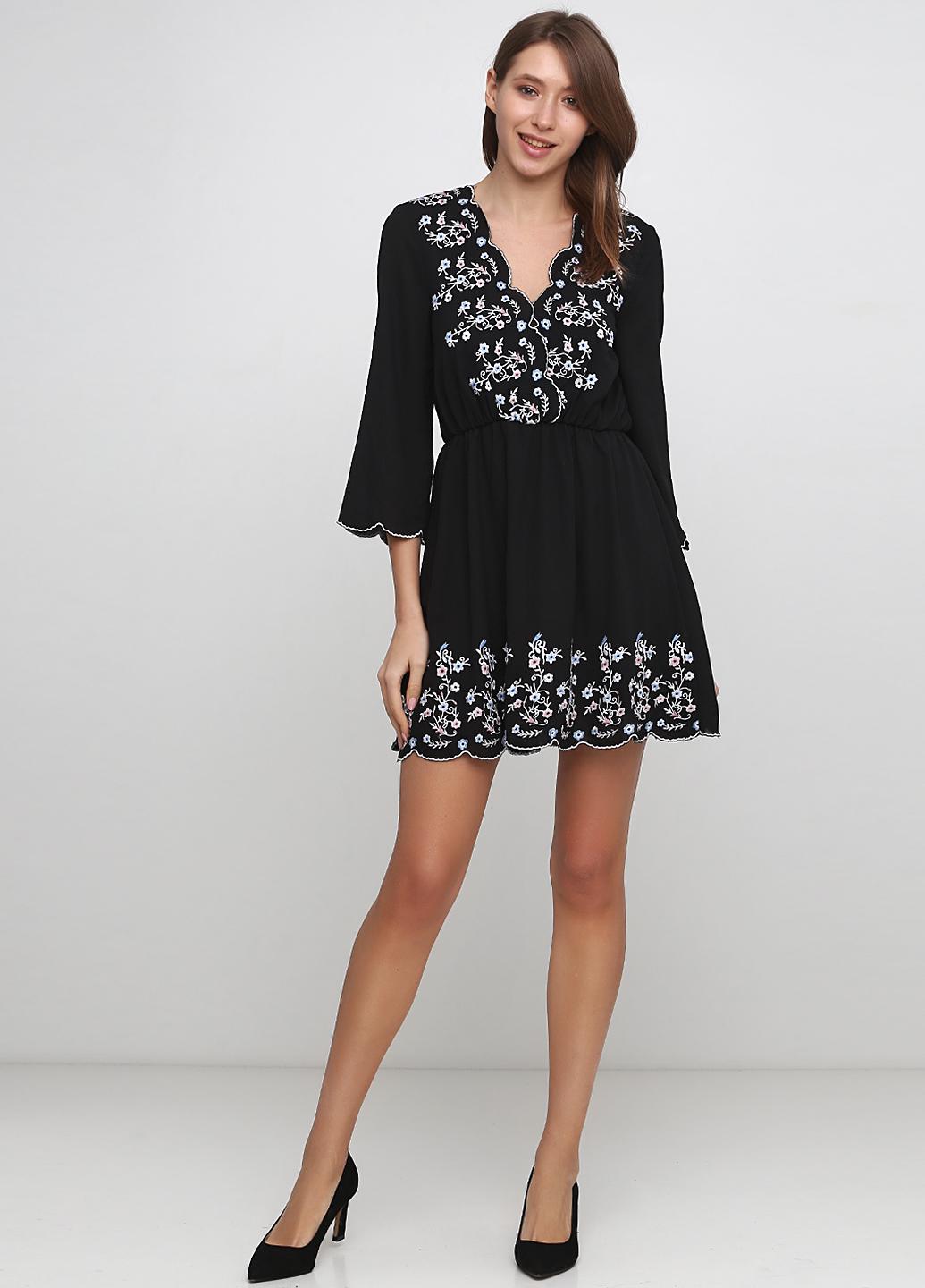 Платье H&M р. 34 Черный (7088689)