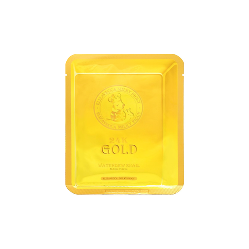 Омолаживающая маска с золотом и секретом улитки Elizavecca 24K Gold Water Dew Snail Mask 25 мл