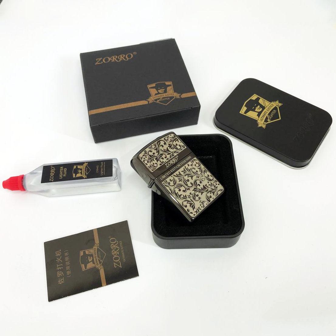 Набор для зажигалки бензиновая Zorro HL-299 Серый (310888) - фото 4 Набор для зажигалки бензиновая Zorro HL-299 Серый (310888) - фото 4