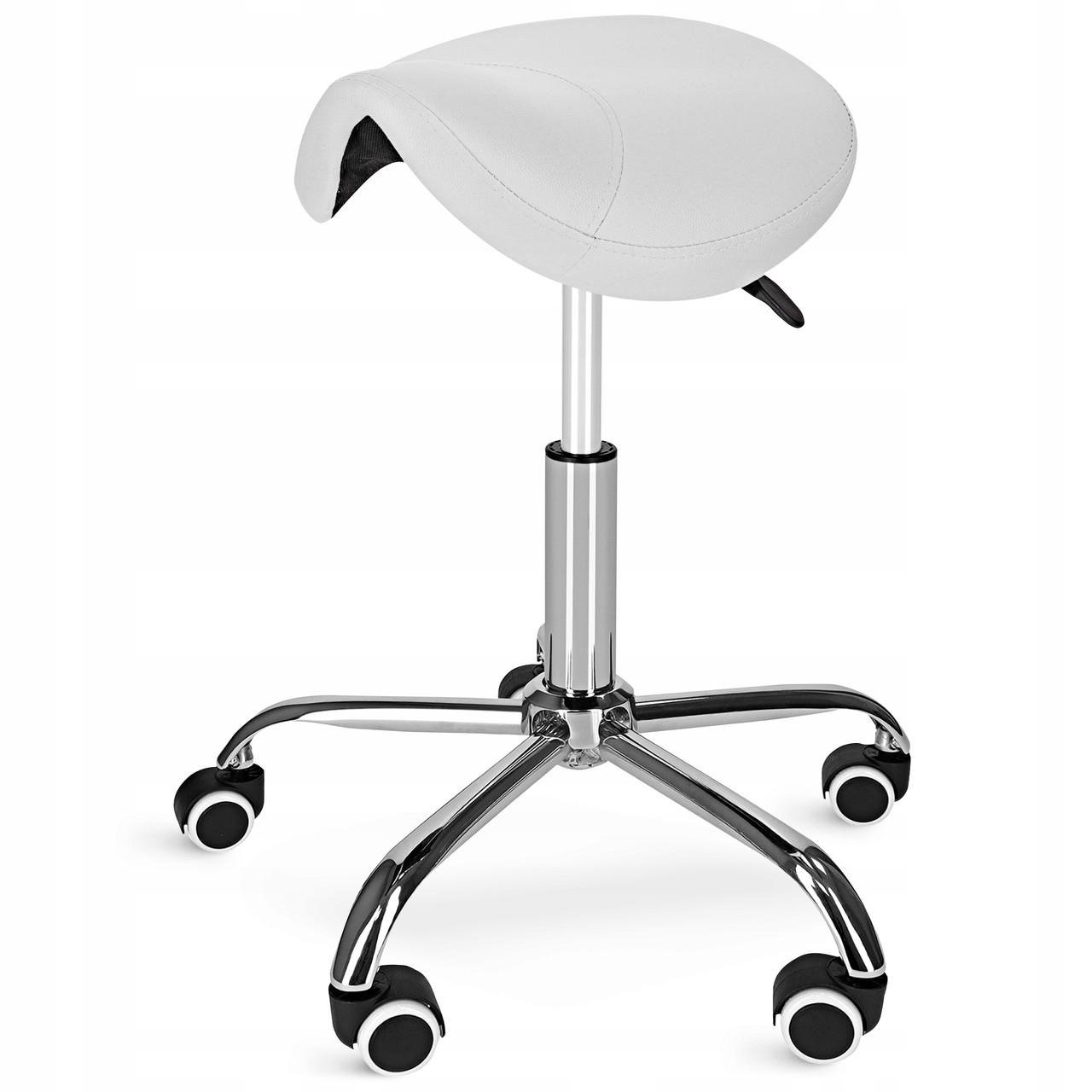 Стілець для майстра 4fizjo Ergo регульований на коліщатах White (P-5907739319630)