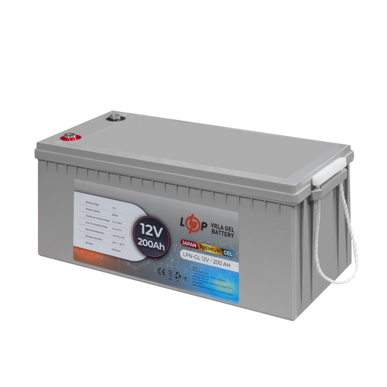 Аккумулятор гелевый LPN-GL 12V-200 Ah - фото 3 Аккумулятор гелевый LPN-GL 12V-200 Ah - фото 3