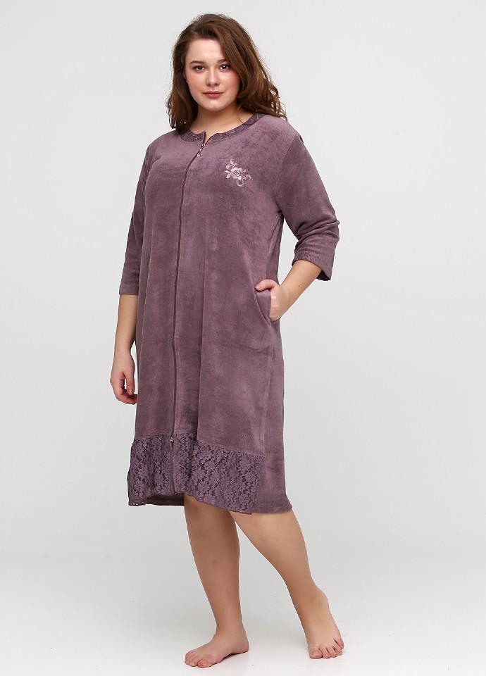 Халат Romeo life L Сливовый (3471-В-34)